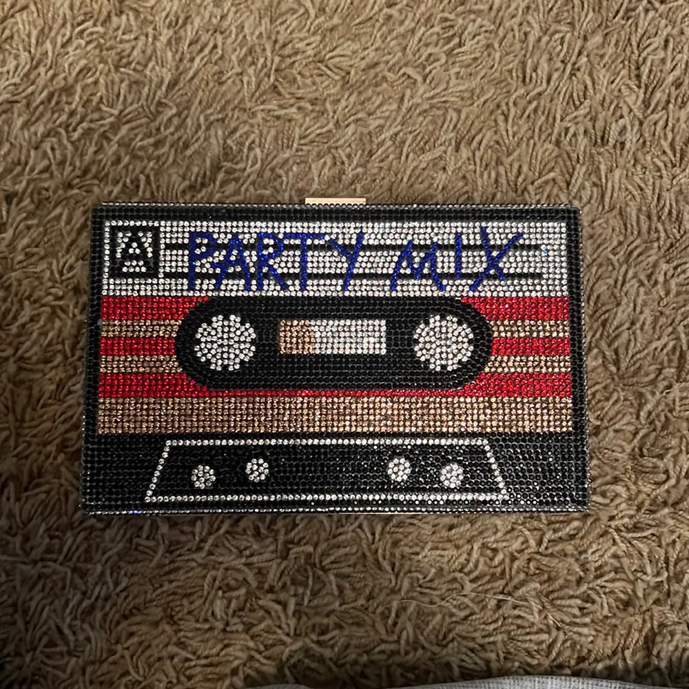 Crystalled purse cd inspired